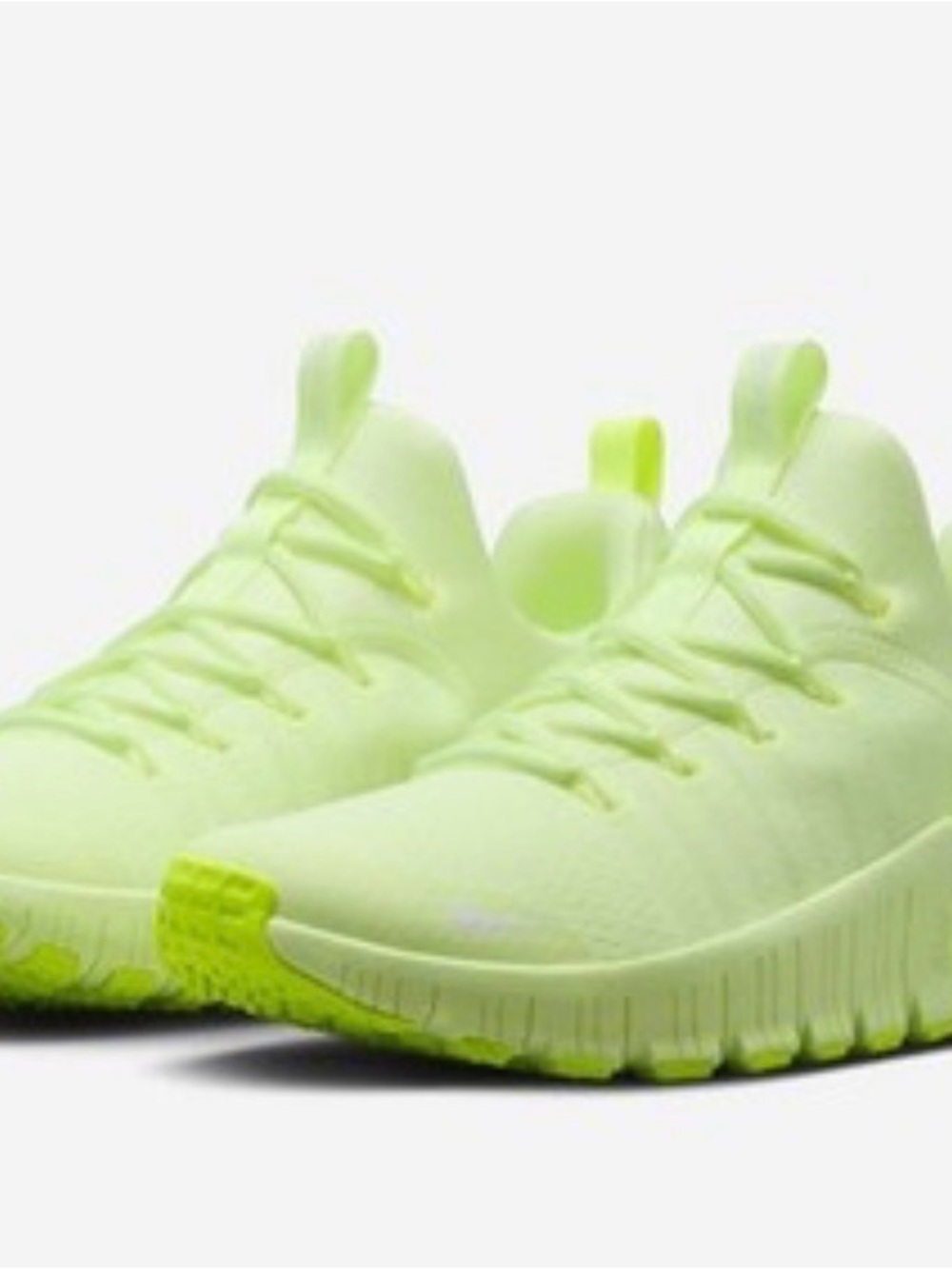 Nike Free Metcon 6 Barely Volt NWOB - Picture 6 of 9